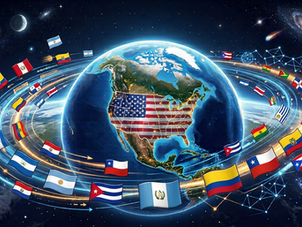 Orbitando alrededor de Estados Unidos