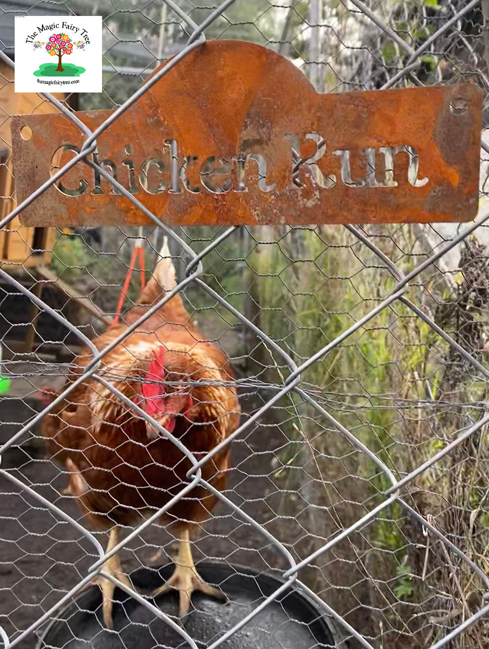 Thumbnail: Rusty Metal Garden Signs Wall Plaque