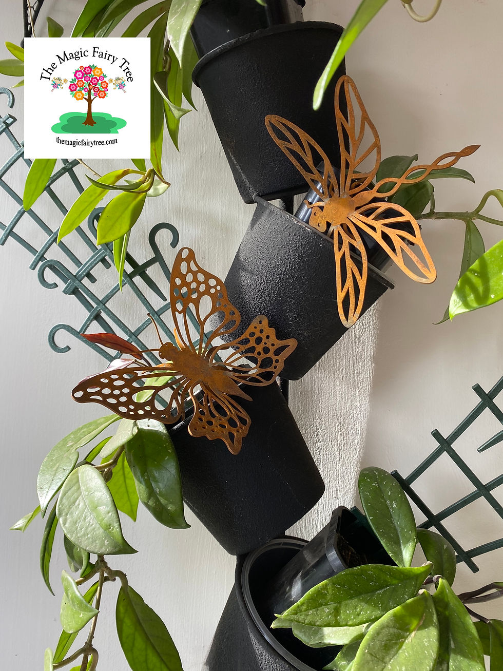 Thumbnail: Dragonfly Bee or Butterfly Pot Sitter Decor