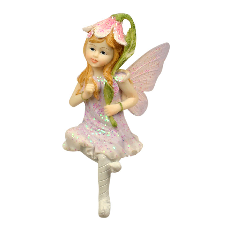 Thumbnail: Sitting Flower Fairy - 9cm