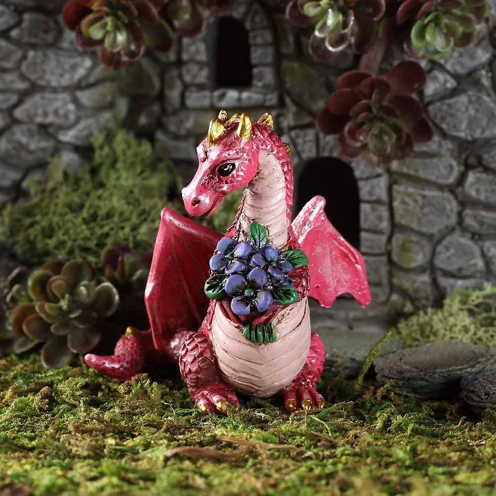 Thumbnail: Fiddlehead dragon figurines