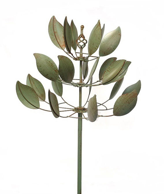 Thumbnail: Green Leaf wind spinner windmill