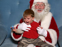 Black Teens Brawl And Destroy Santa's Picture Booth In A Mall, While Kids Wait To Give Santa The