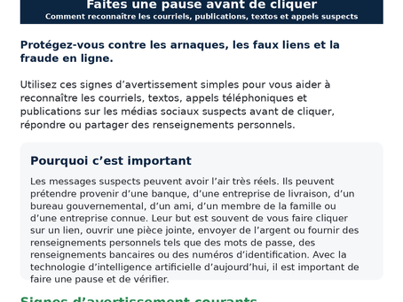 MCT Office Services | Conseils de sécurité en ligne