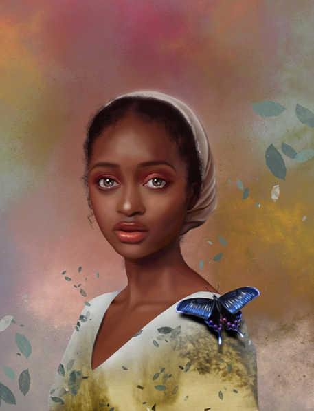 A Butterfly Lights Beside Us