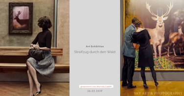 Kunstausstellung "Streifzug durch den Wald"