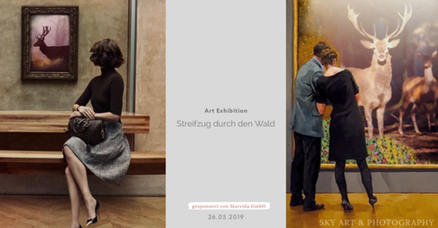 Kunstausstellung "Streifzug durch den Wald"