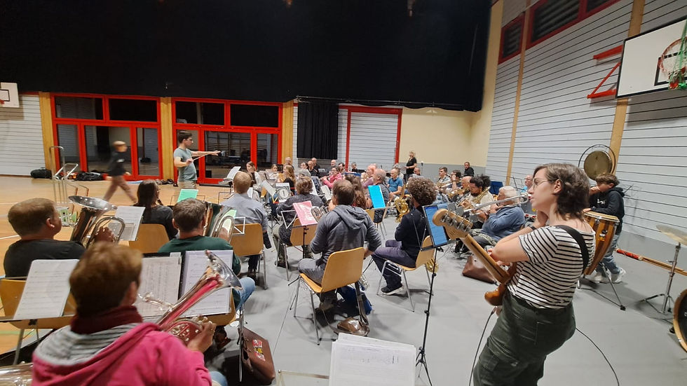 Répétition de James Bond en concert