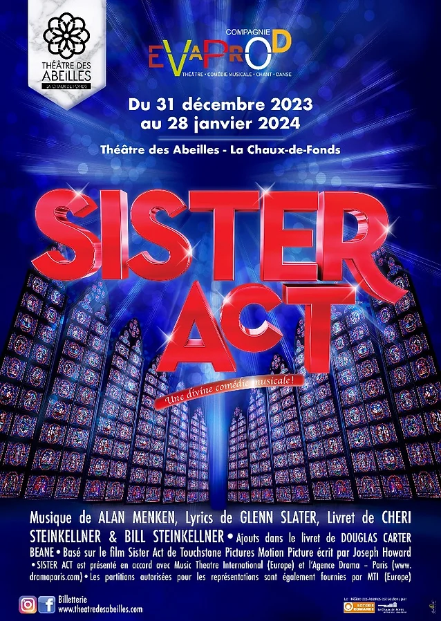 Affiche Sister Act Evaprod