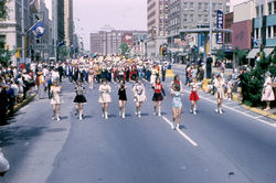 Marching Band Leads the Parade