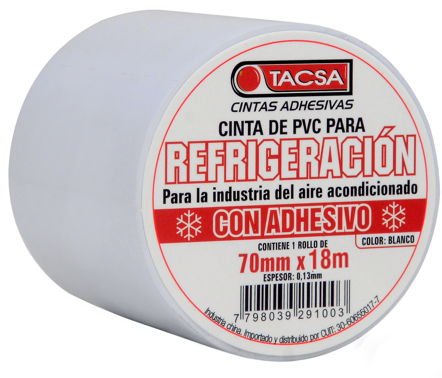Tacsa Cintas de refrigeración con y sin adh.