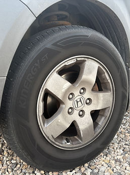 Before tire detailing in souther utah