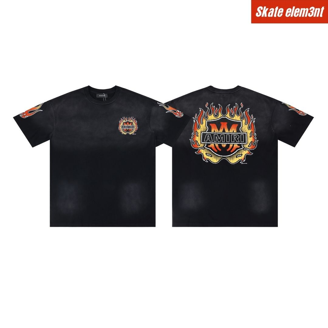 TEE AMR 'MA FLAMES FADED'