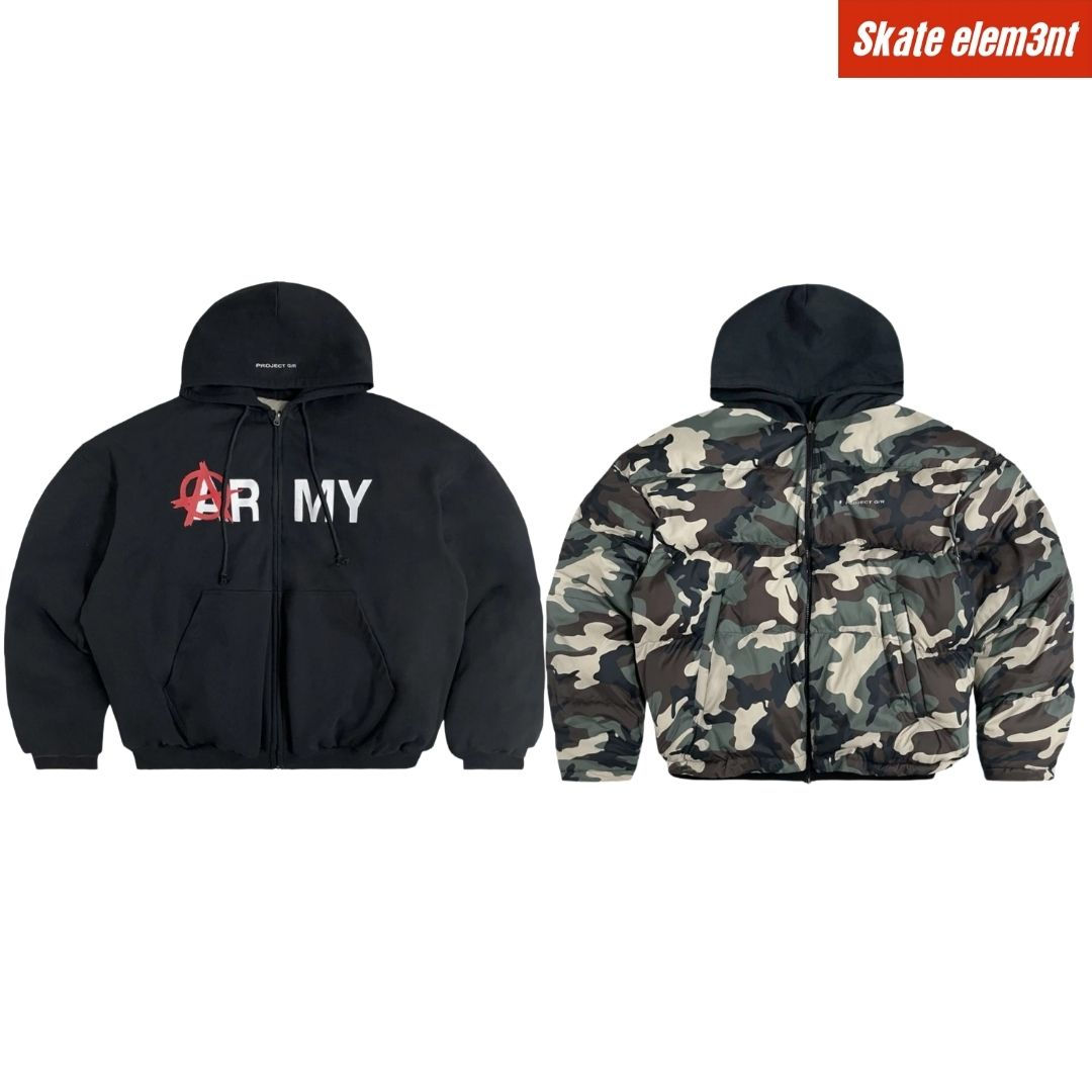 JCKT PGR 'RVRSE ARMY'