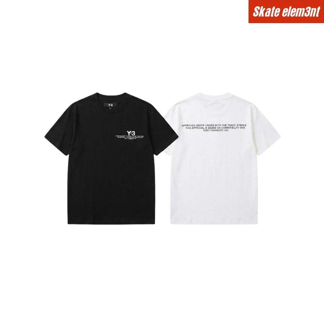 TEE Y3 'APPROVED LETTERING '
