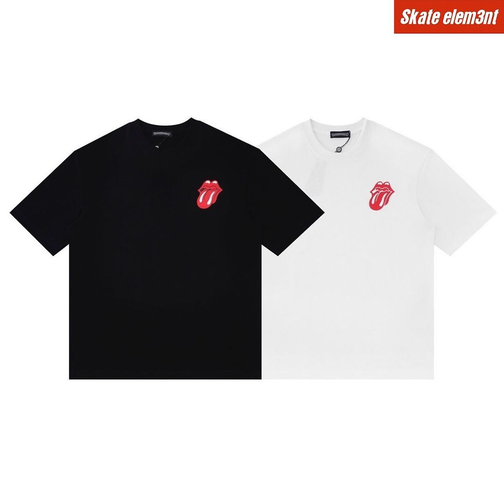 TEE CH 'ROLLING STONE' B,W