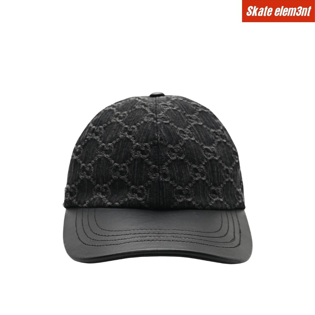 CAP GG 'MONOGRAM LTH PAD'