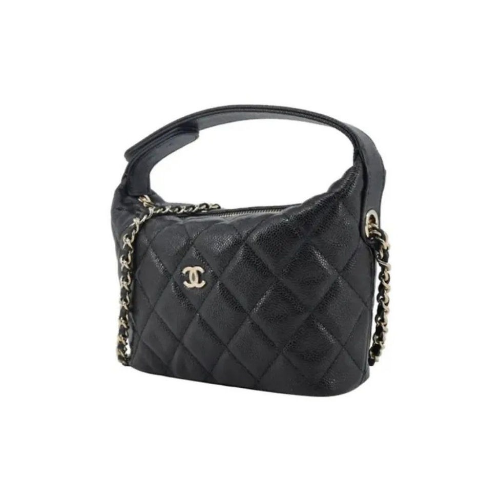 Thumbnail: WMNBAG CHNL 'HOBO CLUTCH' B,GY.