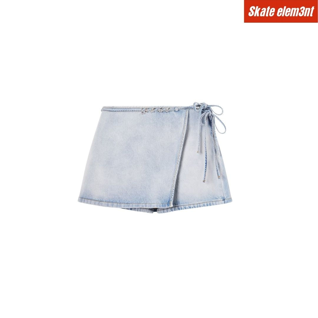 CP SKIRT LW 'MN WRAP DNM'