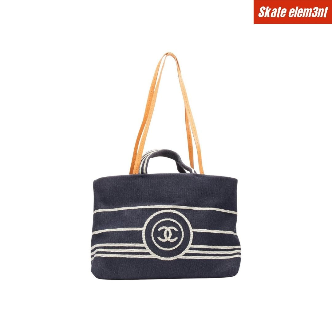 WBAG CHNL '50 2WAY DENIM TOTE'