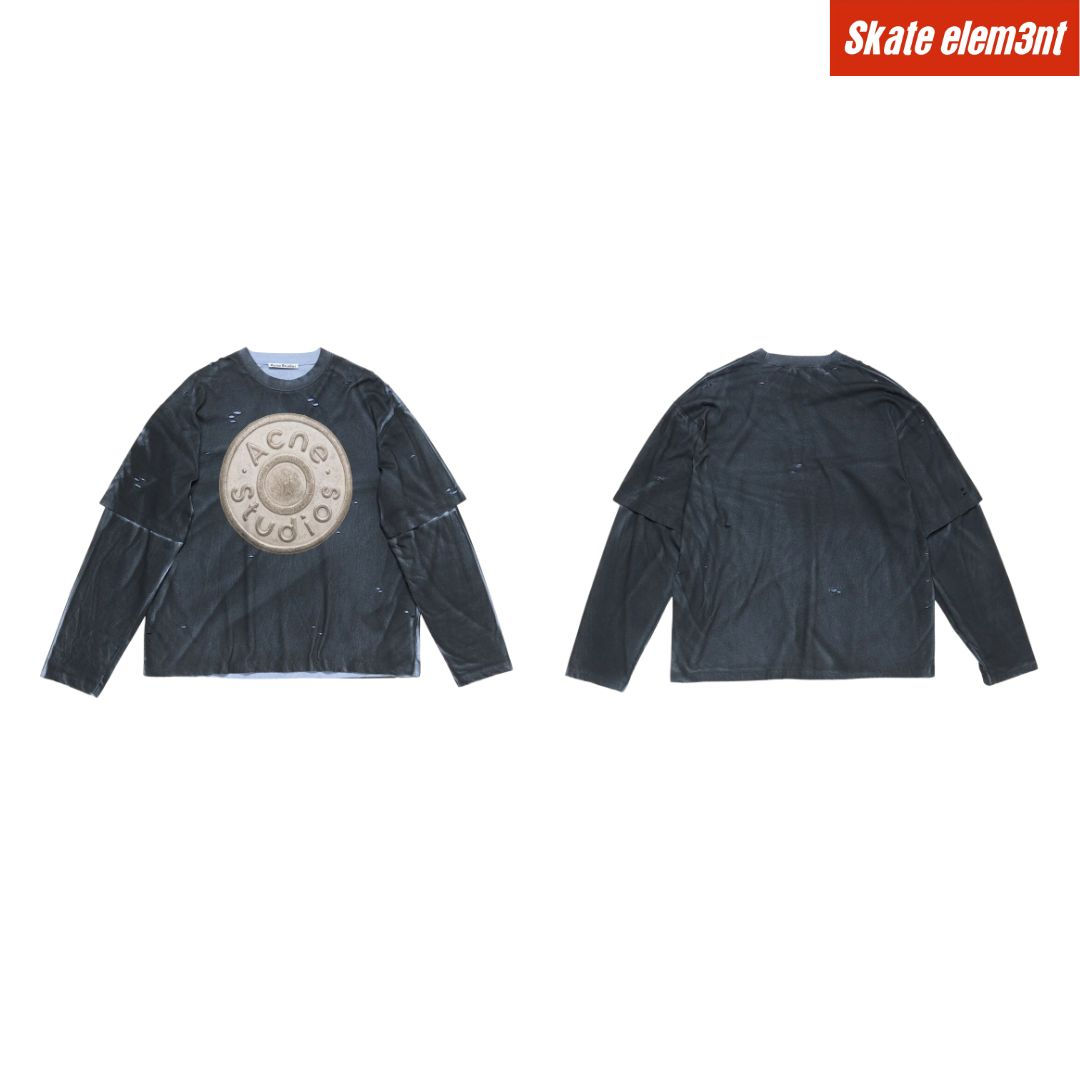 TEE ACNESLS 'BUTTON LYR WASH'