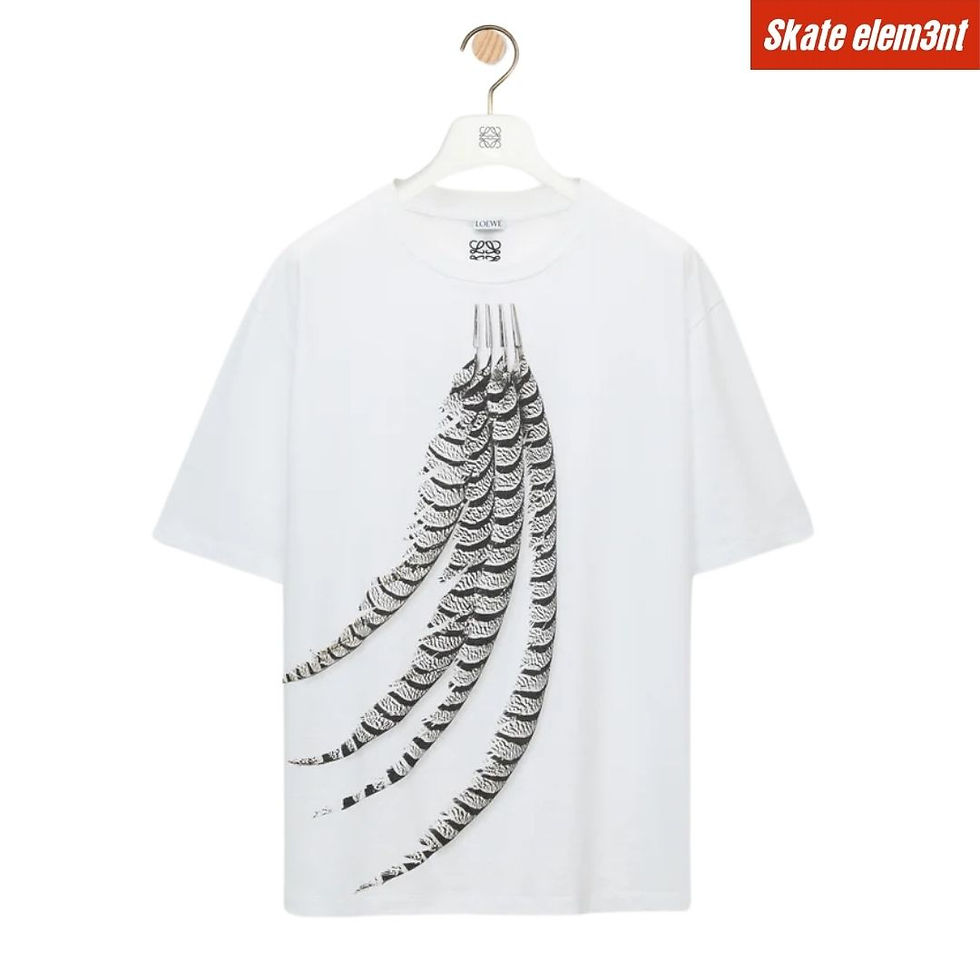 TEE LW 'PEACOCK FEATHER' W.86