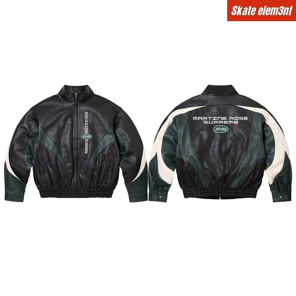 JCKT SUP 'MARTINE ROSE LTH' BGRN.84