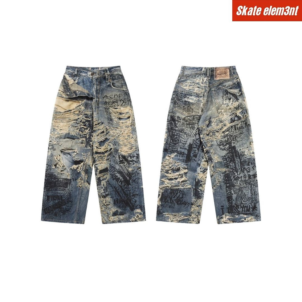 Thumbnail: CL ACNE S 'SCRIBBLE PRINT DNM'