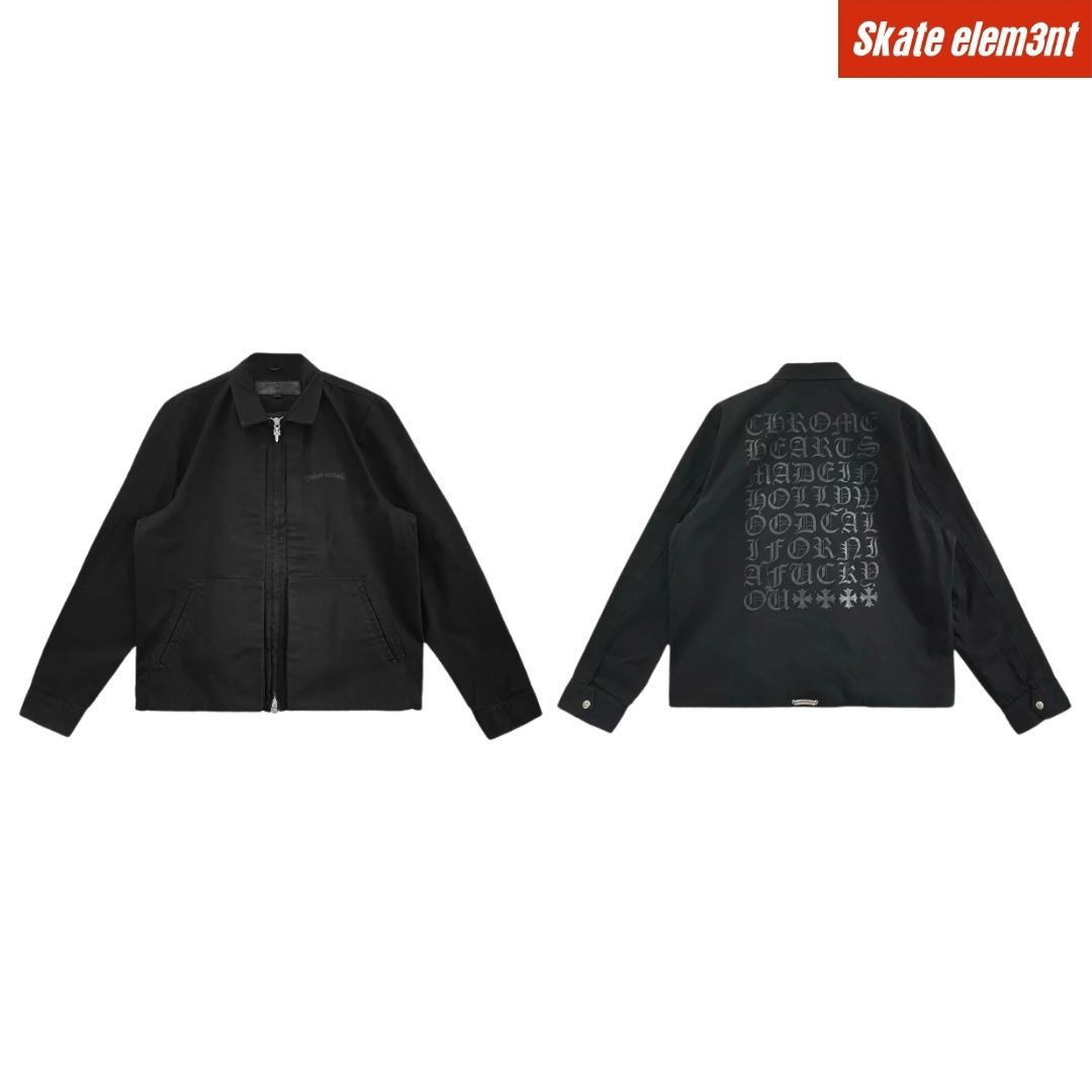 JCKT CHRE 'BACK FU LETTER' B.U6 2120k
