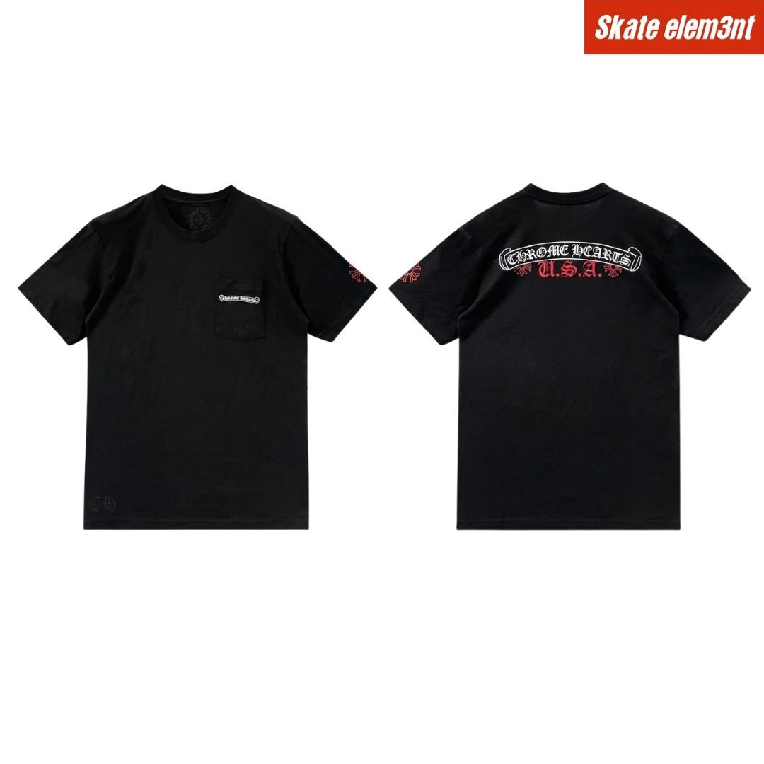 TEE CH 'SCROLL U.S.A'