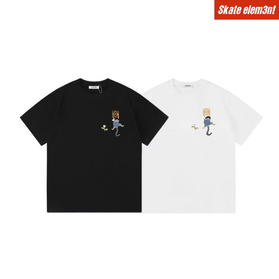 TEE LW LEMUR CARTOON