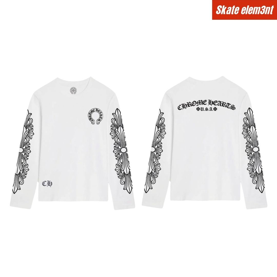 TEE CHLS 'USA FLORAL ARMS'
