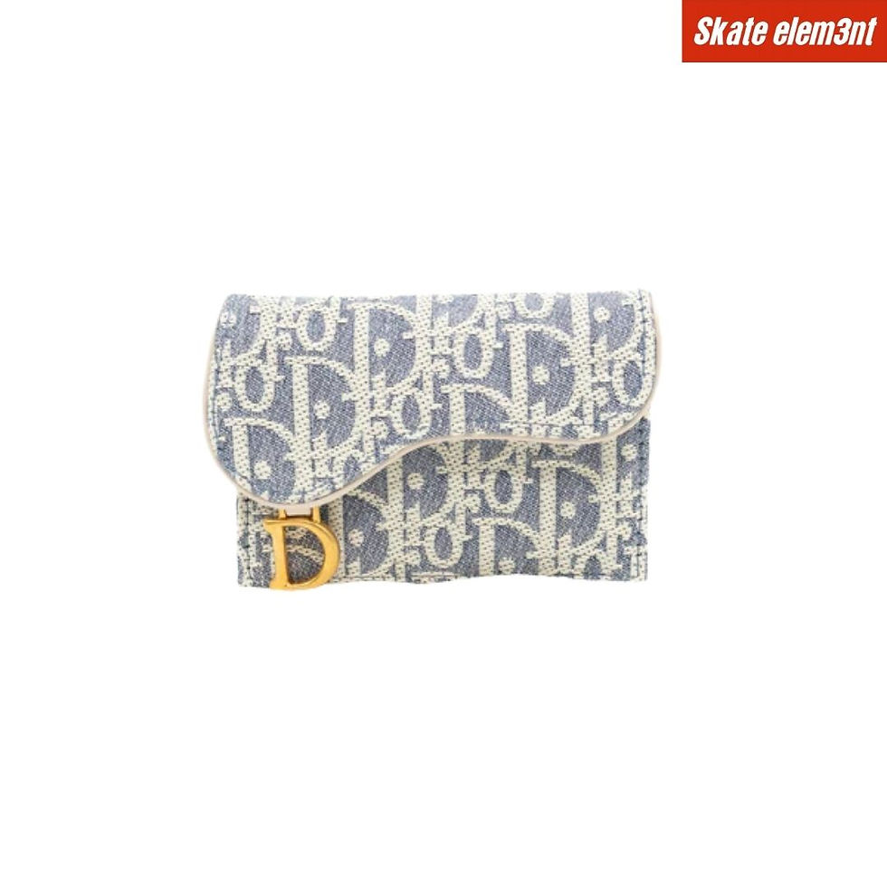 CARDHLDR DIOR 'SADDLE D FLAP'