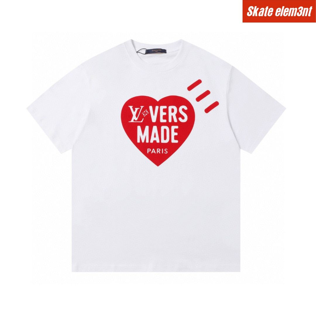 TEE LV 'LOVERS MADE PARIS' W.C86