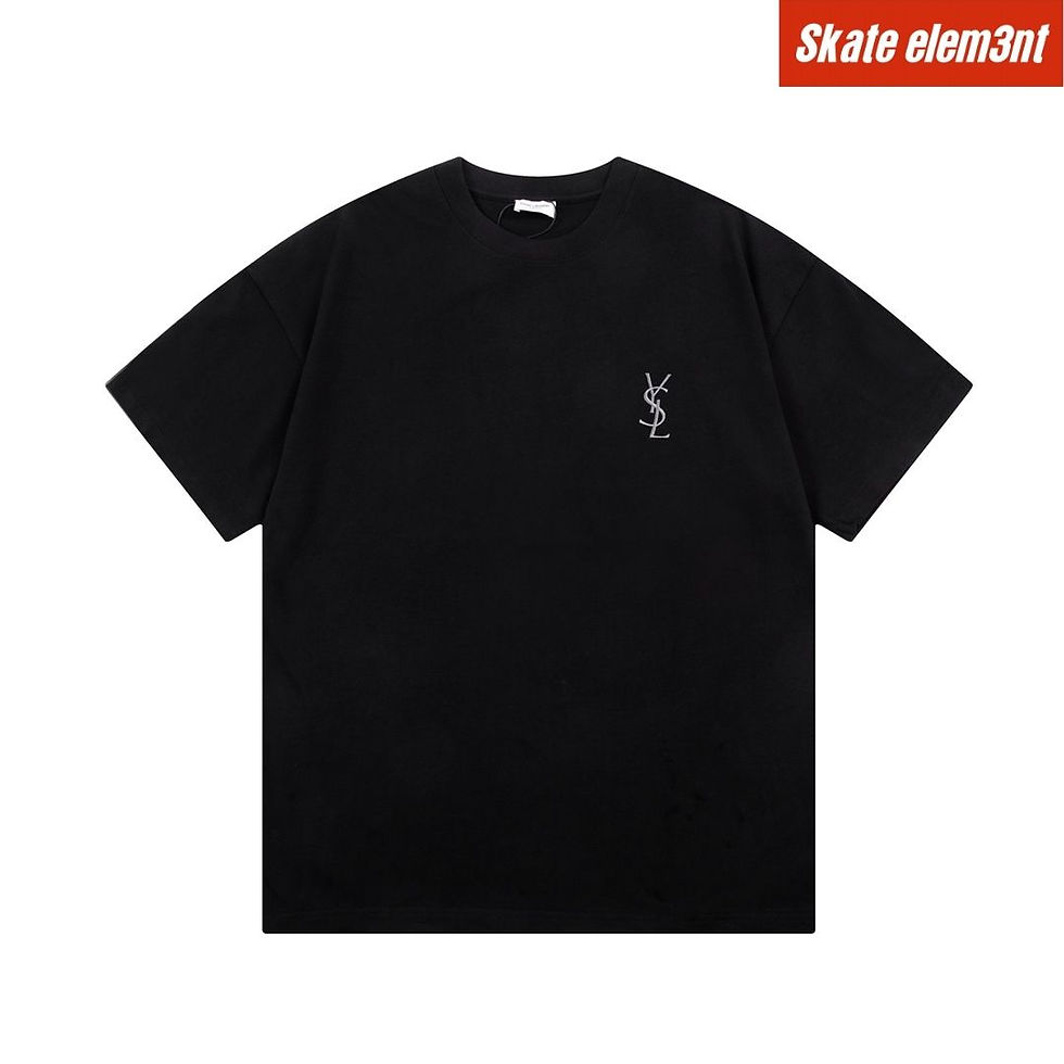 TEE YSL SIDE OG LOGO