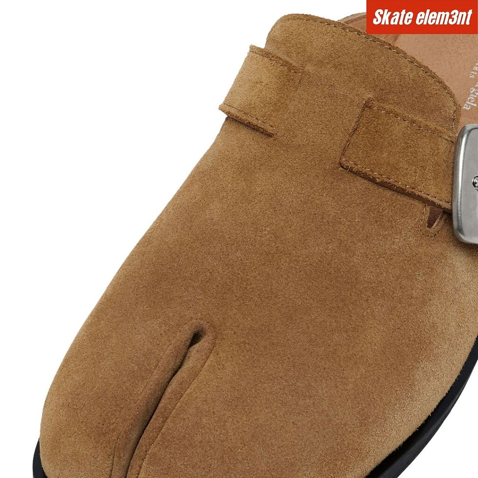 Thumbnail: SLIDE MM6 'TABI MULES SUEDE'