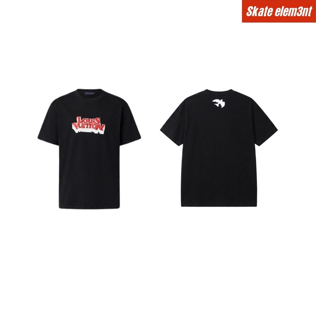 TEE LV 'KNIT 3D GRAPHIC'