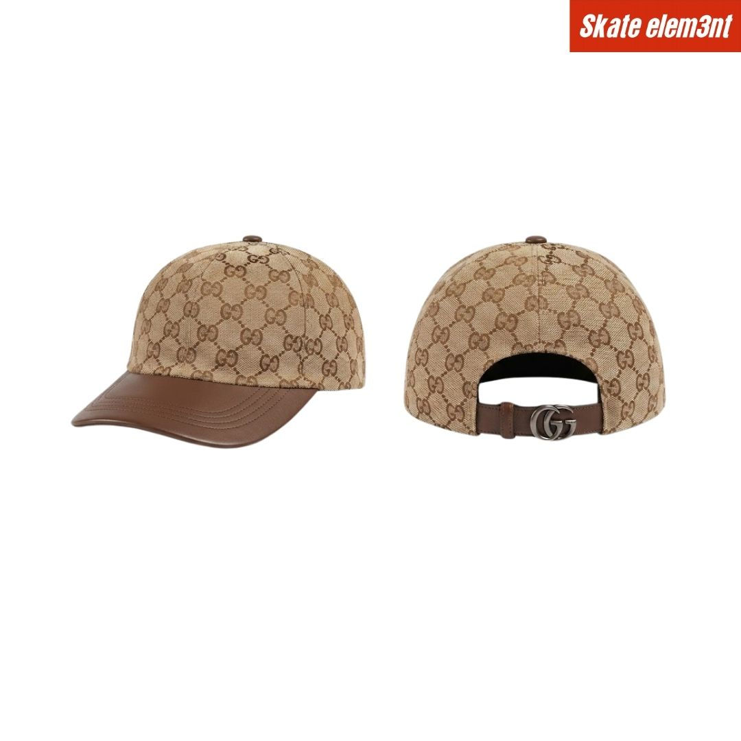 CAP GG 'MONOGRAM LTH PAD'