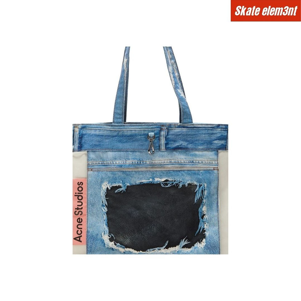 Thumbnail: WBAG ACNES 'TOTE DNM PRINT'