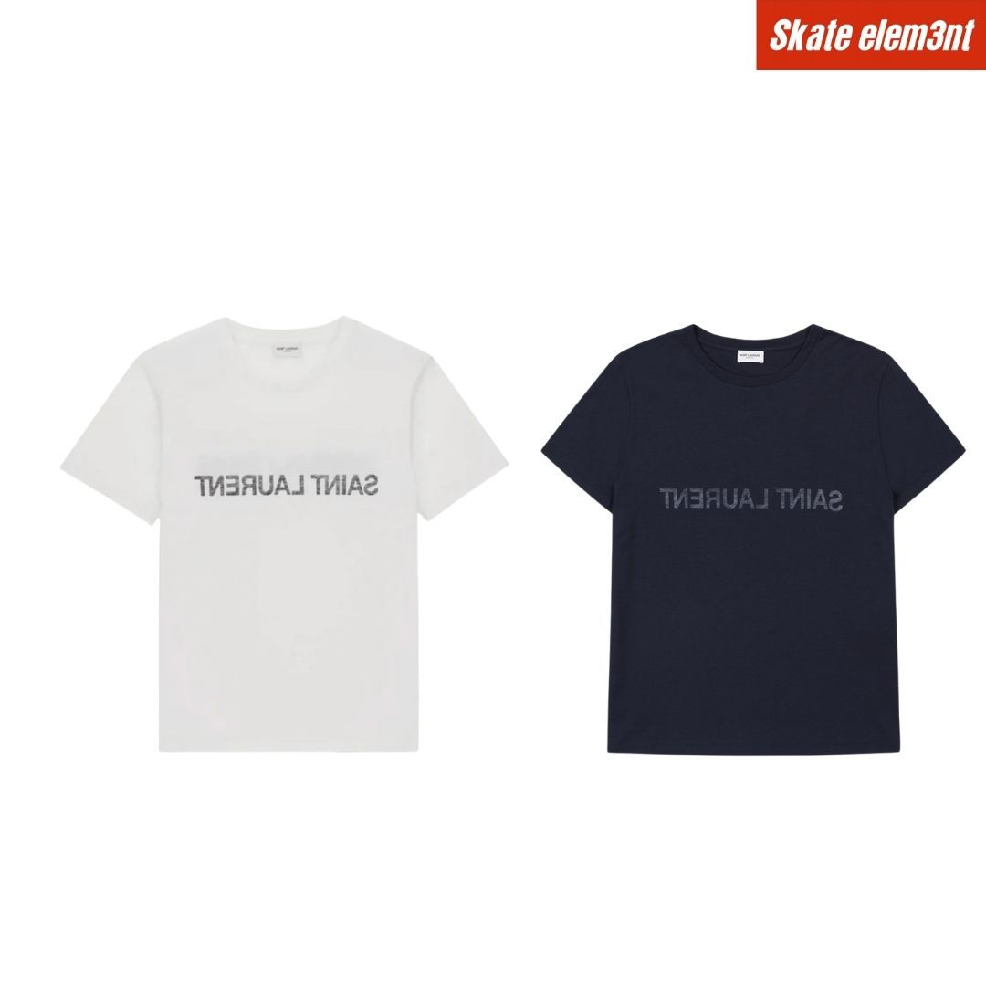 TEE YSL 'REVERSE LOGO'