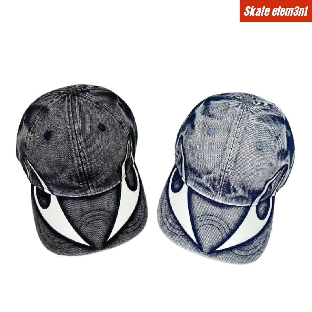 CAP TC 'WHITE FLAME DENIM'