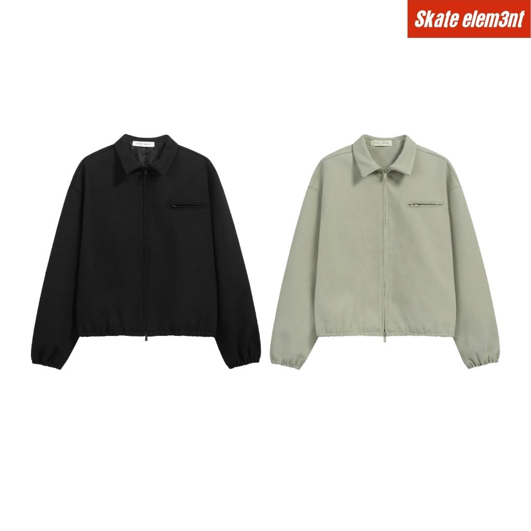 JCKT FOG 'ZIP BOXY BONDED'