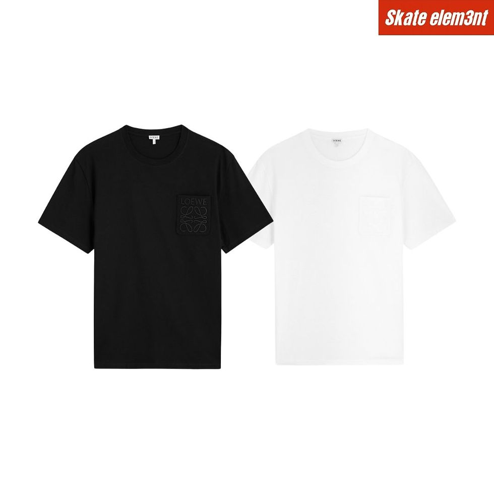 TEE LW 'POCKET ANAGRAM' B,W.87