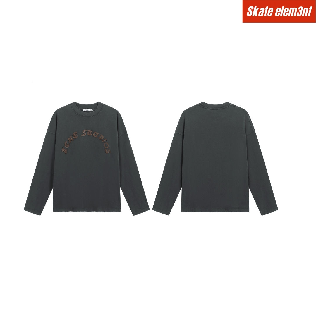 TEE ACNES LS 'LTH LOGO' GY.V83