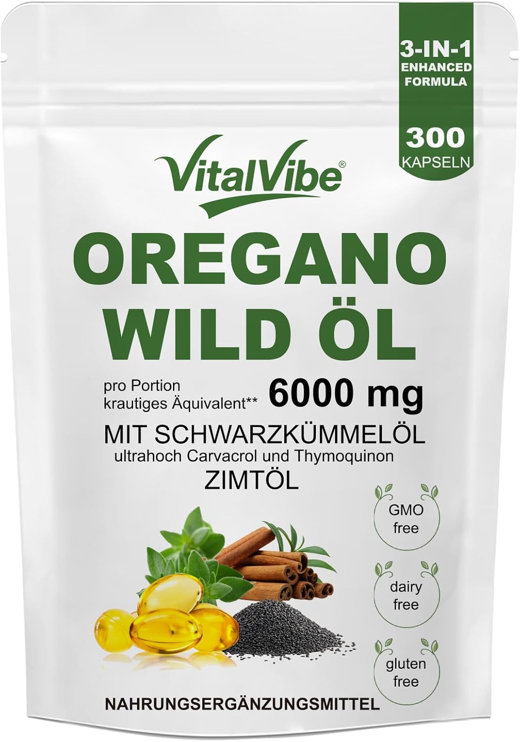VitalVibe Health Schwarzkümmelöl Kapseln — Warnung