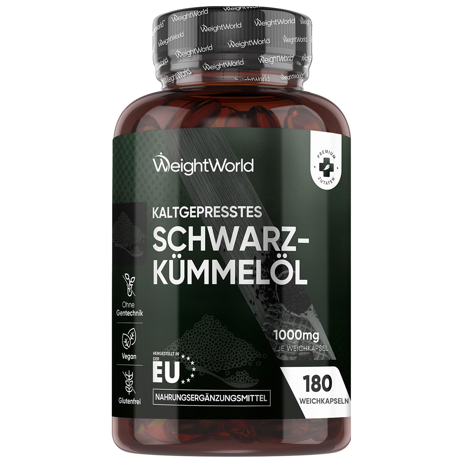 WeightWorld Schwarzkümmelöl Kapseln