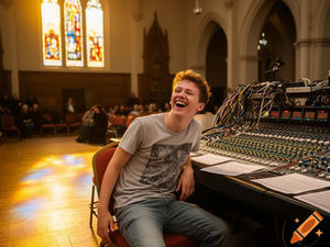 Church Excommunicates New Sound Mixer for Laughing Out Loud