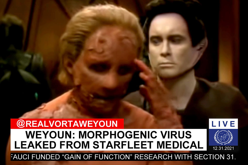 Weyoun: Morphogenic Virus Leaked from Starfleet Medical Lab