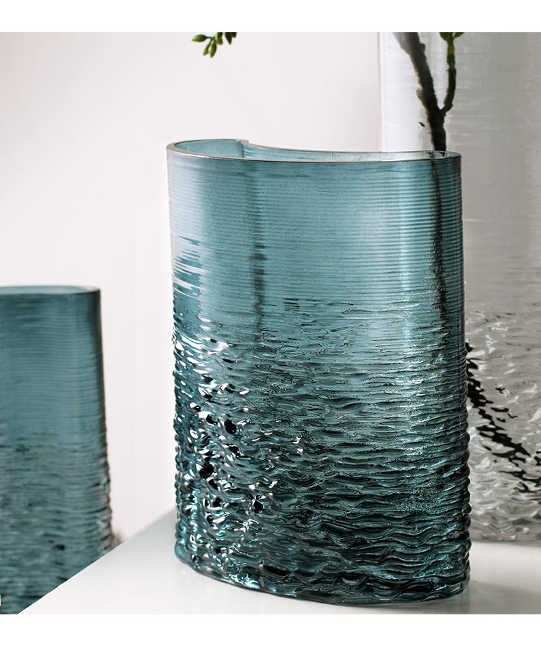 Миниатюра: Стеклянная ваза DANTE STEELBLUE VASE