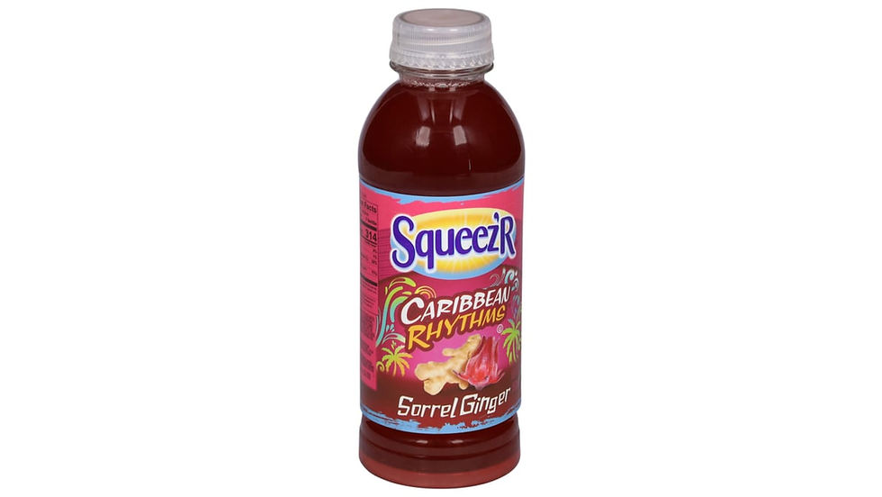 Squeez'R Caribbean Rhythms Sorrel Ginger Drink